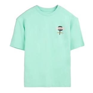 T-Shirt Vert Menthe Garçon Teddy Smith Bis vue 0