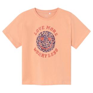 T-shirt Orange Fille Name it Nyla pas cher