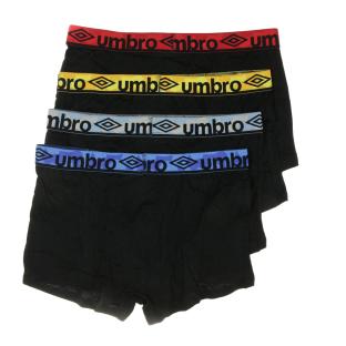 x3 Boxers Noir Homme Umbro CLASS9 vue 2