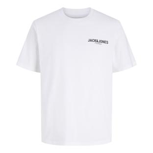 T-Shirt Blanc Garçon Jack & Jones Blaoscar vue 0