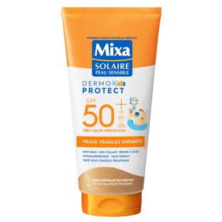 Crème Solaire Enfant Mixa Dermo Protect Kids Peaux Fragiles SPF50+ 175ml pas cher