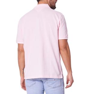 Polo Rose Homme Tommy Hilfiger Tipped vue 2