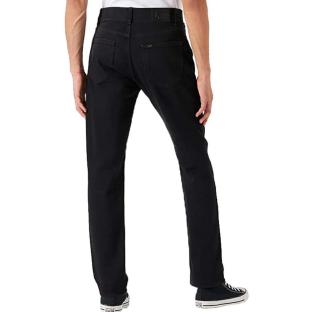 Jean Straight Noir Homme Lee 112343355 vue 2