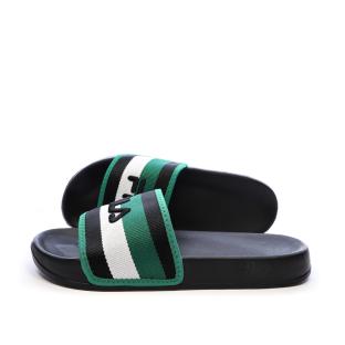 Claquettes Noires/Vertes Homme Fila Morro pas cher
