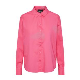 Chemise Manches Longues Rose Femme Pieces Tanne vue 0