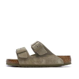 Sandales Vertes Olive Mixte Birkenstock Arizona vue 0
