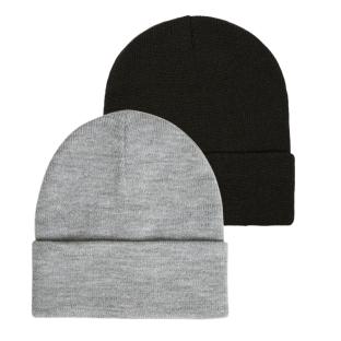 X2 Bonnets Noir/Gris Femme Vero Moda Maran pas cher