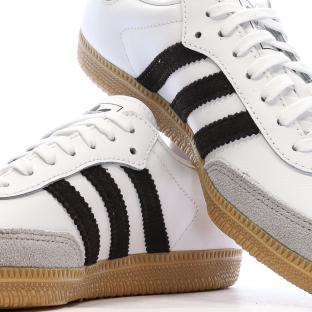 Weiß/Braune Unisex-Sneaker Adidas Samba OG Ansicht 0