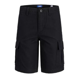 Short Noir Garçon Jack & Jones Cole pas cher