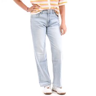 Jean Droit Bleu Clair Femme Monday Premium 109 vue 0