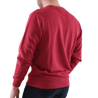 Sweat Rouge Homme Guess Patch vue 2