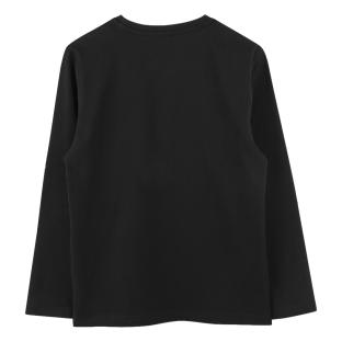 Camiseta negra para niño de Hugo Boss J52702 ver 0