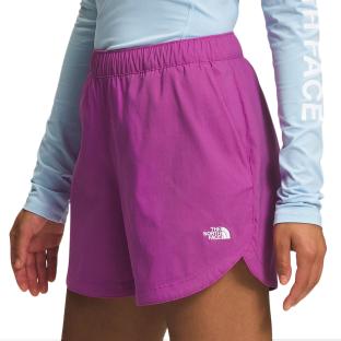 Shorts de Running Violet Femme The North Face Class V pas cher