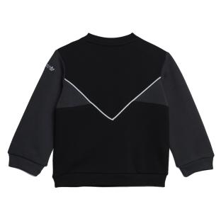Survêtement Noir Garçon Adidas Crew vue 2