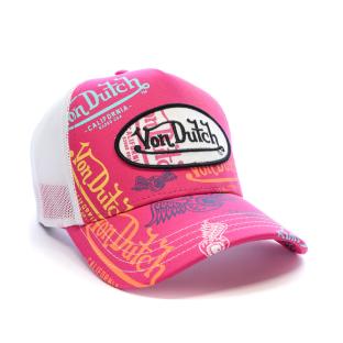 Casquette Rose/Blanche Mixte Von Dutch Xavier vue 0