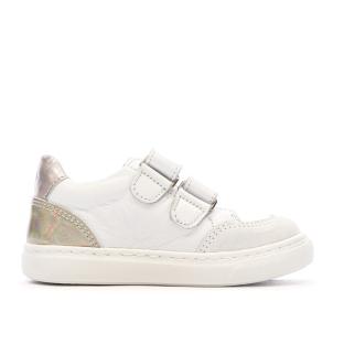 Baskets Blanc/Métal Fille Aster 932460 vue 2
