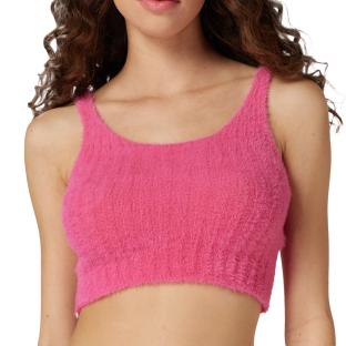 Crop Top Rose Femme Noisy May Sweet pas cher