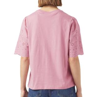 T-Shirt Rose Femme YAS Yaslex vue 0