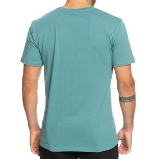 T-Shirt Bleu Homme Quiksilver Warpedframes vue 0