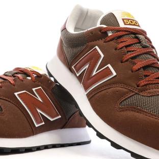 Baskets Marrons Homme New Balance GM500 vue 0
