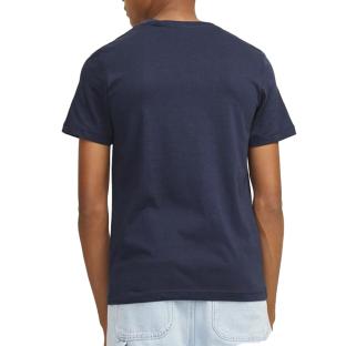 T-shirt Marine Garçon Jack & Jones Jeans vue 2