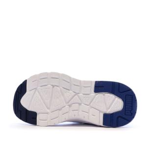Baskets Marine/Blanche Garçon Puma Trinity 2 Lt vue 5