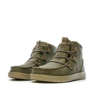 Boots Kaki Femme Hey Dude Eloise vue 0