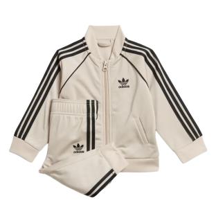 Ensemble Survêtement Beige Mixte Adidas Tracksuit vue 0