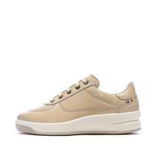 Baskets Beige Femme TBS Tennis Verni Greta vue 0