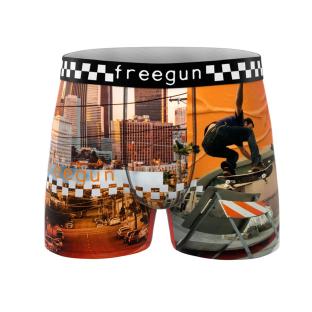 Boxer Noir Garçon Freegun Skate vue 0