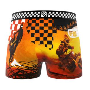 Boxer Noir/Jaune Homme Freegun Cross vue 0