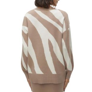 Pull Marron Femme Vero Moda Nancy 10310665 vue 2