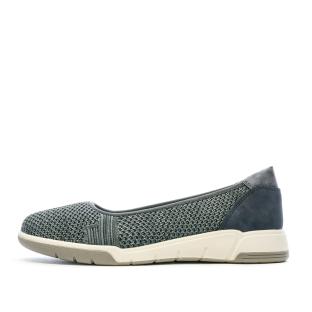 Ballerines Bleu Femme RILIFE Horasie pas cher