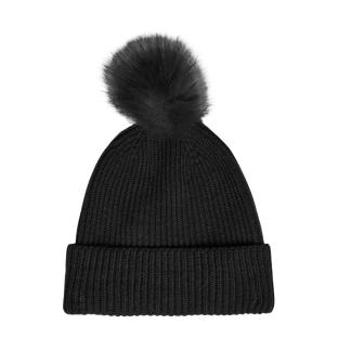 Bonnet Noir Femme Vero Moda Beanie pas cher