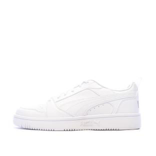 Baskets Blanches Homme Puma Rebound V6 Low34 pas cher