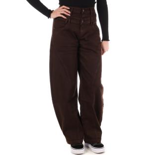 Jean Loose Marron Femme Monday Premium 1886F pas cher