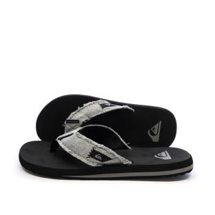 Tongs Noir/Gris Quiksilver Monkey Abyss pas cher