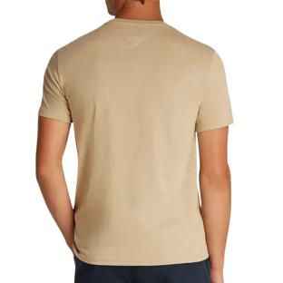 T-Shirt Marron Homme Tommy Hilfiger Slim Jersey vue 2