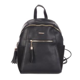 Sac à Dos Noir Femme Manoukian JULIANNE pas cher