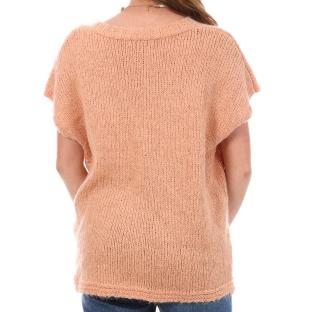 Gilet Rose Femme Teddy Smith Laurie vue 2