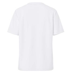T-Shirt Blanc/Rouge Femme Pieces Pcoda vue 0