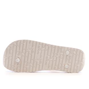 Tongs Rose Femme Calvin Klein Jeans Flip Flop Tpu Metall vue 0