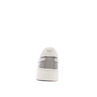 Baskets Blanche/Gris Femme Puma 394749-02 vue 3