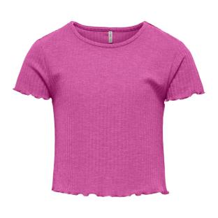 T-shirt Rose Fushia Fille Only Nella vue 0