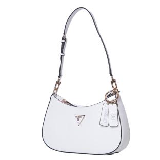 Sac à main Blanc Femme Guess Noelle Saffiano pas cher