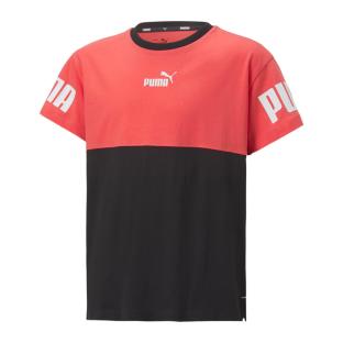 T-shirt Orange/Noir Fille Puma Pwr Clb pas cher