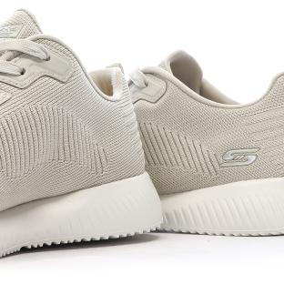 Baskets Beiges Femme Skechers Bobs Squad Tough Talk vue 7