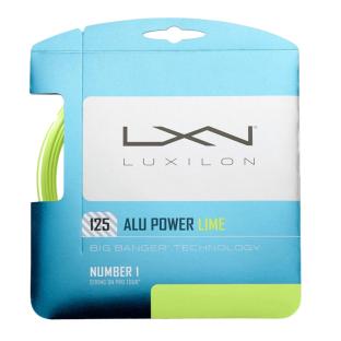 Cordage Jaune Fluo Luxilon Bb Alu Power 1,25mm/12m pas cher