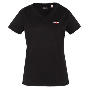 T-Shirt Noir Femme Schott TSBRODEDW vue 0