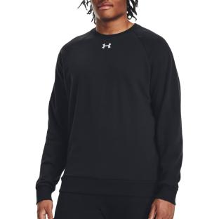 Sweat Noir Homme Under Armour Rival Fleece Crew pas cher